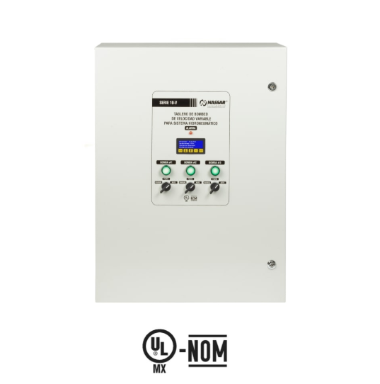 NASSAR Tablero de Bombeo para Hidroneumático de Velocidad Variable – Serie 10V