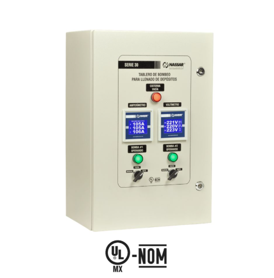 NASSAR Tableros de Bombeo para Tinaco Cisterna – Serie 30